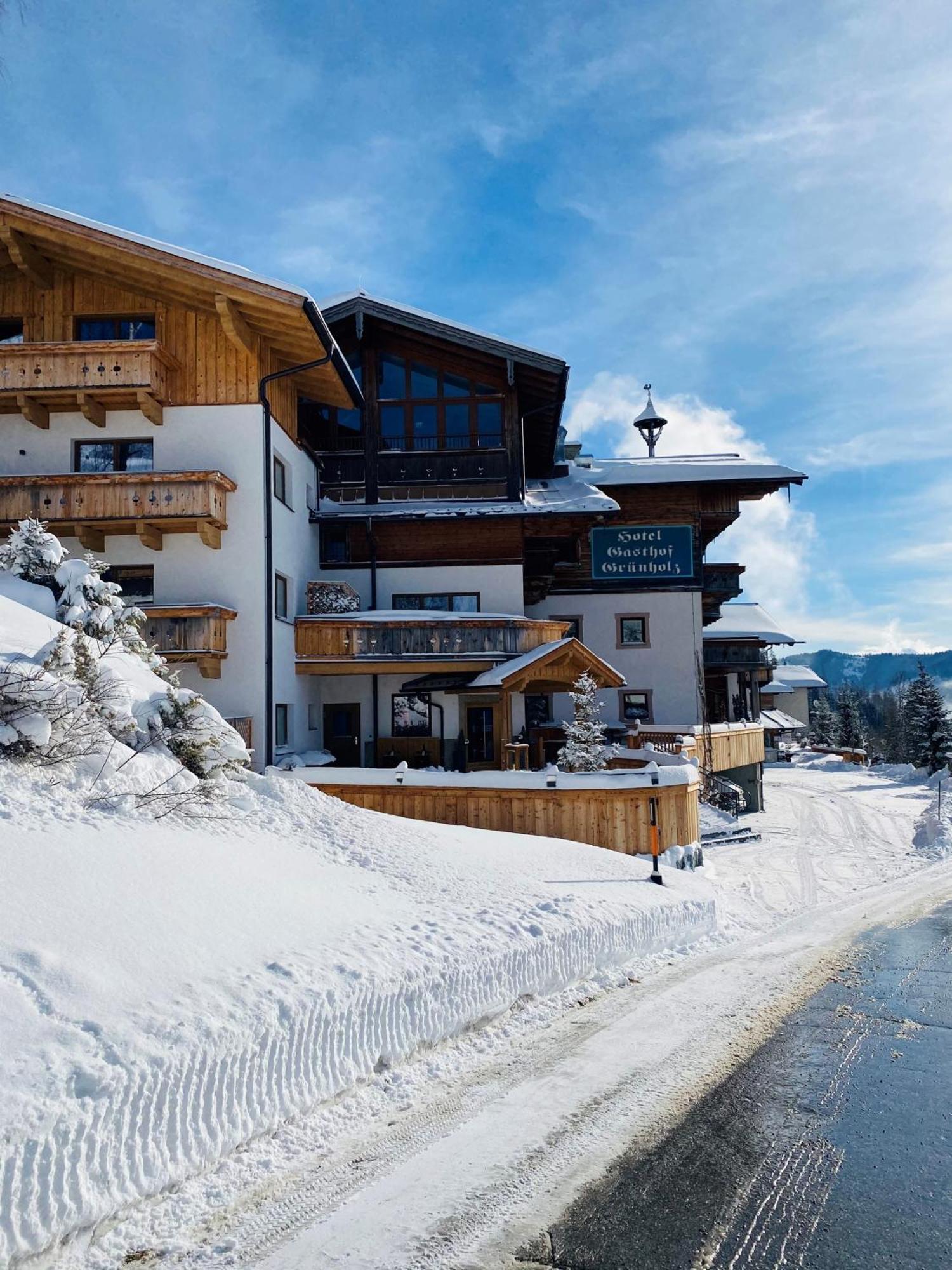 Das Gruenholz Aparthotel Mühlbach am Hochkönig Esterno foto